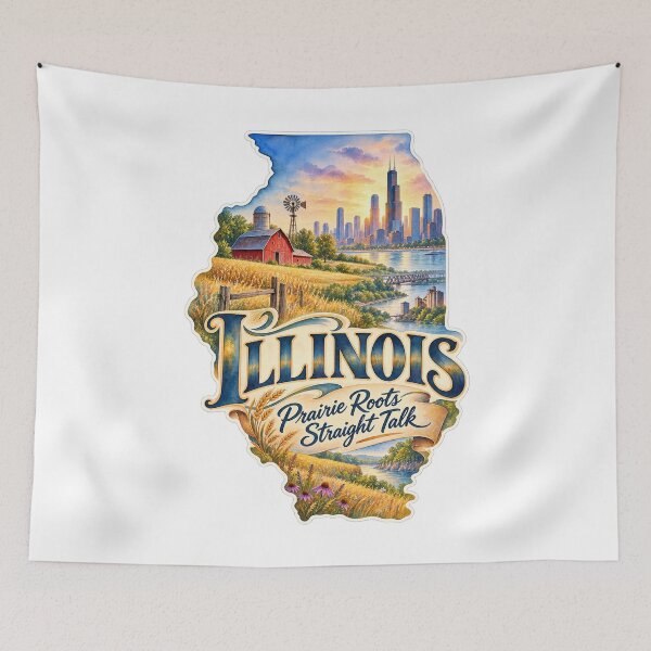 Item preview, Illinois Prairie Roots Straight Talk designed and sold by Whimspired By Paxx.