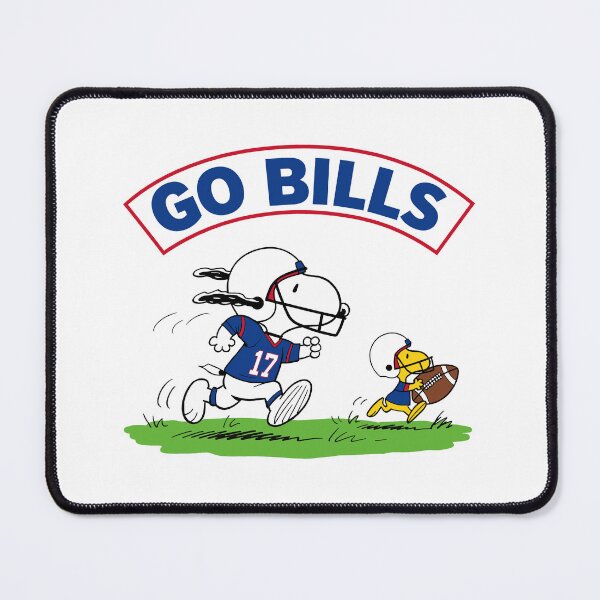 Item preview, Snoopy & Woodstock Buffalo Bills Football Retro F602 designed and sold by GLUVY-THEME.