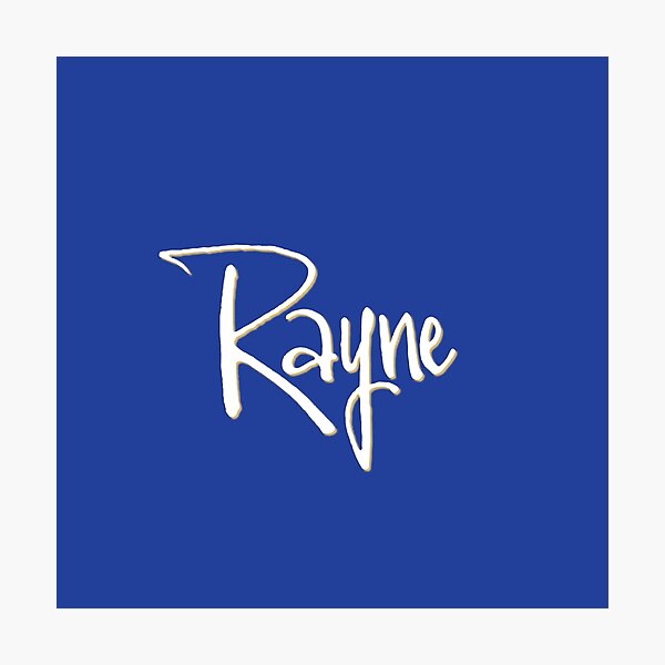Item preview, RAYNE personalized type design designed and sold by CharlottePlaceArt.