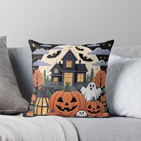 Item preview, Spooky Halloween Night Haunted Pumpkin Design designed and sold by designscreators.