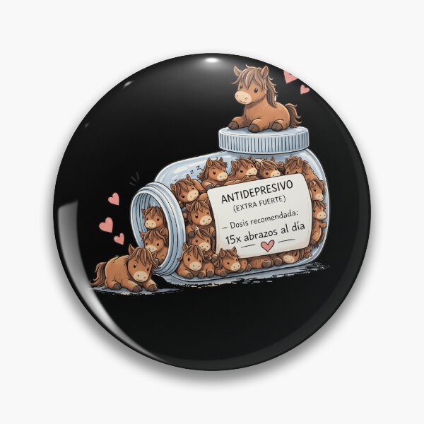 Item preview, Antidepresivo Extra Fuerte Frasco de Ponis Kawaii designed and sold by justinhmorton.