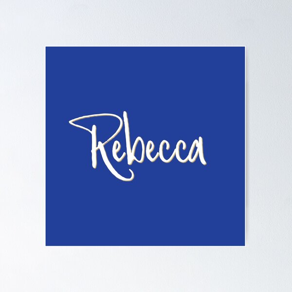 Item preview, REBECCA personalized type design designed and sold by CharlottePlaceArt.