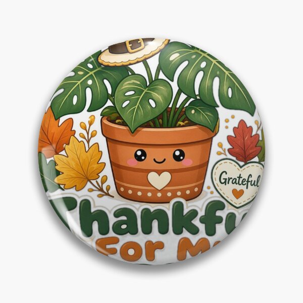 Artikelvorschau, Plant Mom Thanksgiving Thankful For My Plants entworfen und verkauft von Soft Merch.