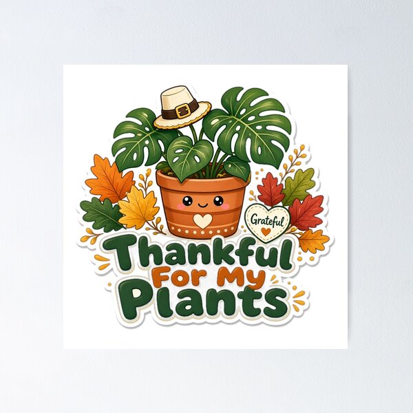 Item preview, Plant Mom Thanksgiving Thankful For My Plants designed and sold by Soft Merch.