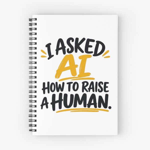 Item preview, I Asked AI How to Raise a Human designed and sold by erkancept.