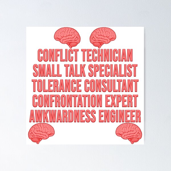 Item preview, Everyone Has These Social Skills designed and sold by ezcreate.media.