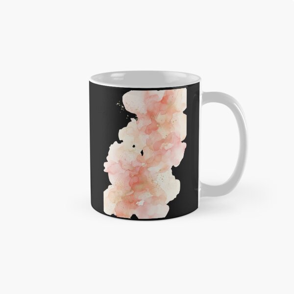 Item preview, Blush Pink Peach Watercolor Gold Foil Abstract designed and sold by bvdesignart.