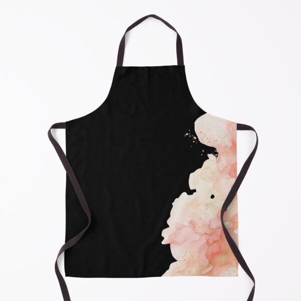 Item preview, Blush Pink Peach Watercolor Gold Foil Abstract designed and sold by bvdesignart.