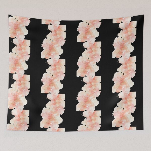 Item preview, Blush Pink Peach Watercolor Gold Foil Abstract designed and sold by bvdesignart.