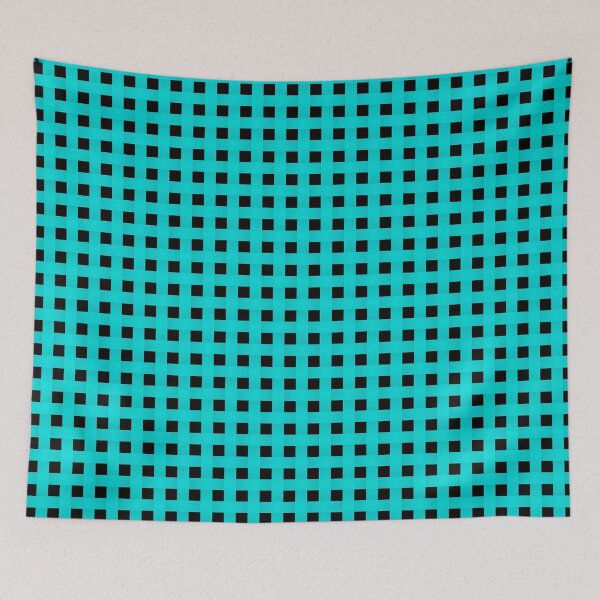 Item preview, Weave Pattern Teal Black designed and sold by ArtbyDebbieC.