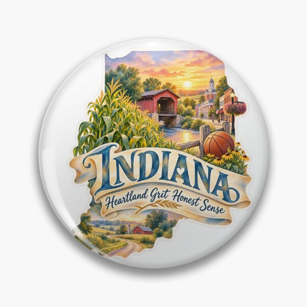 Item preview, Indiana Heartland Grit Honest Sense designed and sold by Whimspired By Paxx.