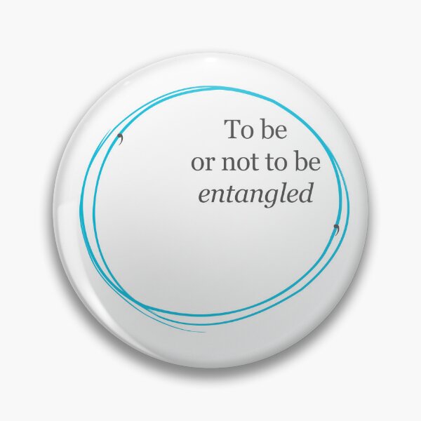 Item preview, To Be, or Not to Be, Entangled - Quantum Wordplay | Dark Ink designed and sold by EntangledRhyme.