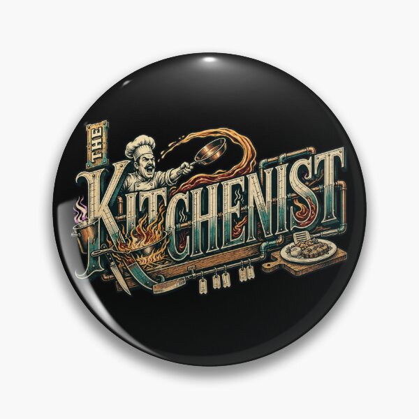 Item preview, The Kitchenist Design, Chef Artwork, Cook Design, Cooking Graphic, Chef Gift, Cook Gift, Culinary Art, Kitchen Culture, Chef Life, Professional Cooking, Restaurant Kitchen, Food Lover Gift designed and sold by Typologystudios.