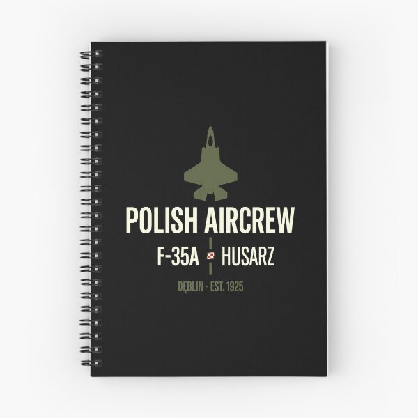 Item preview, Polish Aircrew F-35A Husar Military Aviation Deblin Graphic designed and sold by SplashTastic.