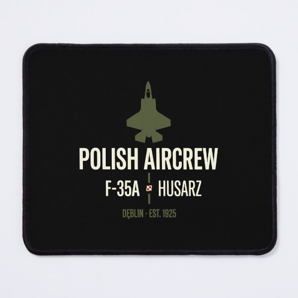 Item preview, Polish Aircrew F-35A Husar Military Aviation Deblin Graphic designed and sold by SplashTastic.