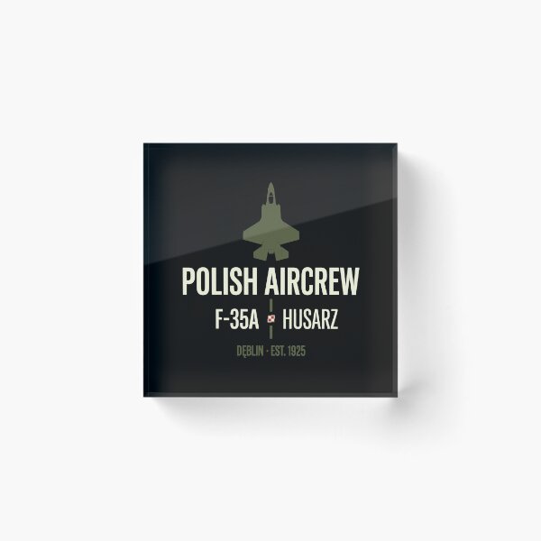 Item preview, Polish Aircrew F-35A Husar Military Aviation Deblin Graphic designed and sold by SplashTastic.