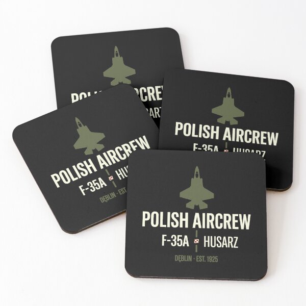 Item preview, Polish Aircrew F-35A Husar Military Aviation Deblin Graphic designed and sold by SplashTastic.