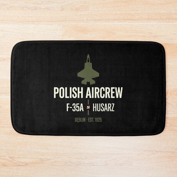 Item preview, Polish Aircrew F-35A Husar Military Aviation Deblin Graphic designed and sold by SplashTastic.