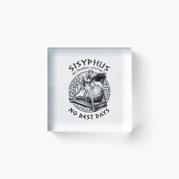 Item preview, Sisyphus Cardio Treadmill No Rest Days Greek Mythology Gym designed and sold by GrandeDuc.