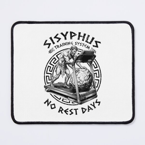Item preview, Sisyphus Cardio Treadmill No Rest Days Greek Mythology Gym designed and sold by GrandeDuc.
