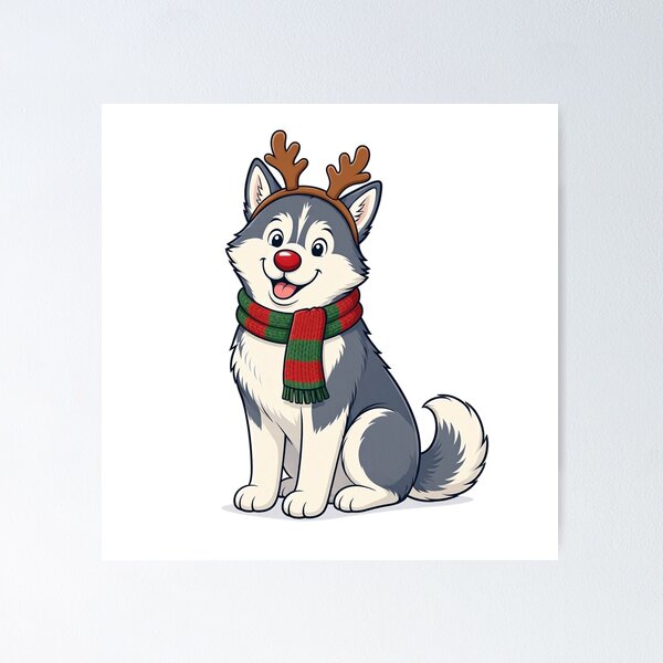 Item preview, Deck the Howls designed and sold by DogTiredbyPeter.