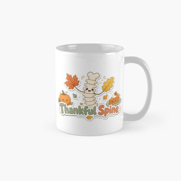 Item preview, Chiropractor Thanksgiving Thankful Spine Fall designed and sold by Soft Merch.