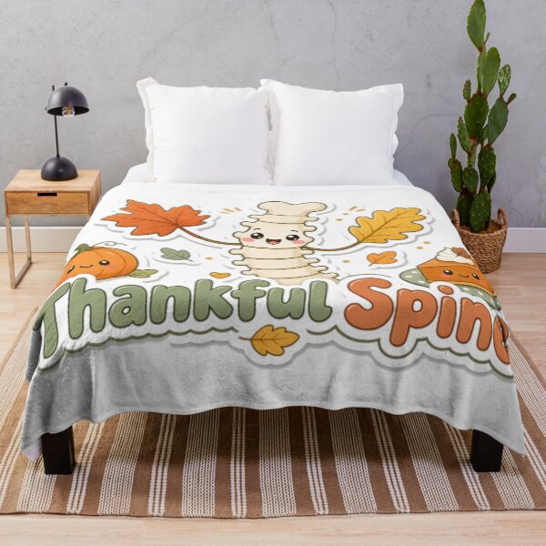 Item preview, Chiropractor Thanksgiving Thankful Spine Fall designed and sold by Soft Merch.