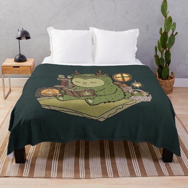 Item preview, Forest Creature Reading By Fireplace Woodland Goblincore Art designed and sold by LeshanArt.