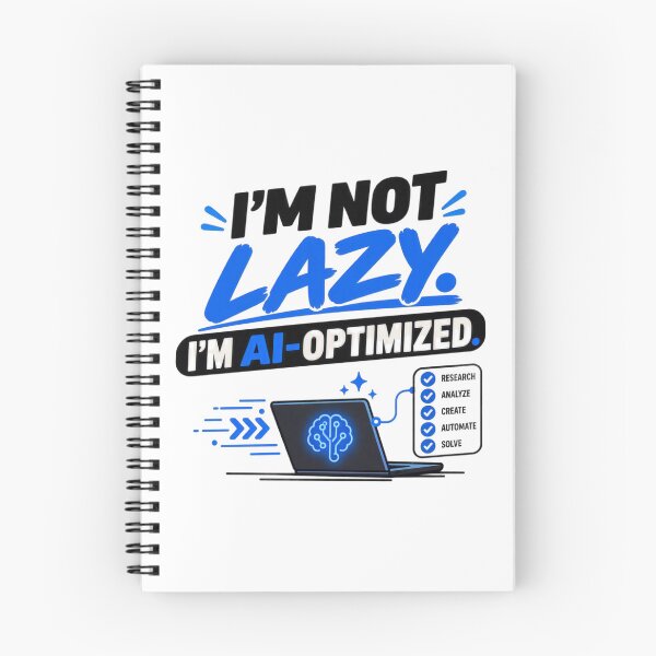 Item preview, I’m Not Lazy. I’m AI-Optimized designed and sold by erkancept.
