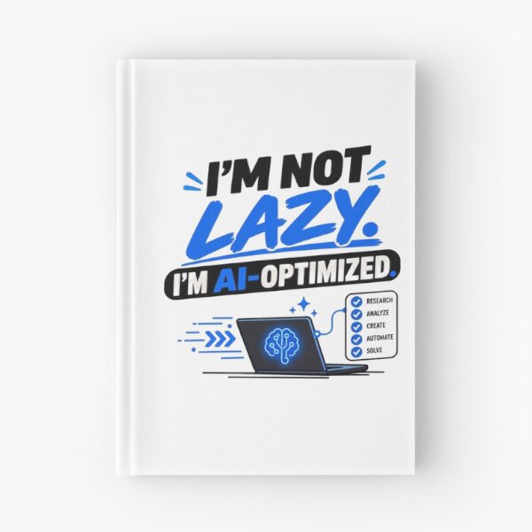 Item preview, I’m Not Lazy. I’m AI-Optimized designed and sold by erkancept.