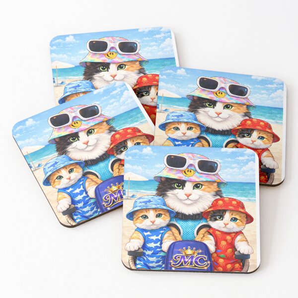 Item preview, Introducing the royal cat family Queen Safi and twins Vinny and finny designed and sold by Mishco courier co.