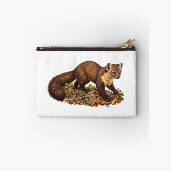 Item preview, Autumn Pine Marten Wildlife Illustration designed and sold by ZayCreates.