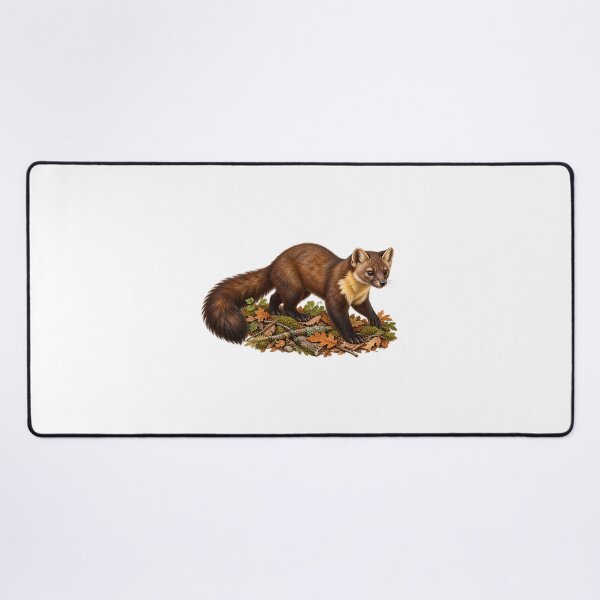 Item preview, Autumn Pine Marten Wildlife Illustration designed and sold by ZayCreates.