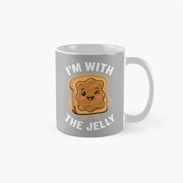 Item preview, I'm With The Jelly Peanut Butter And Jelly Foodie Couple Humor designed and sold by SofiBlair.