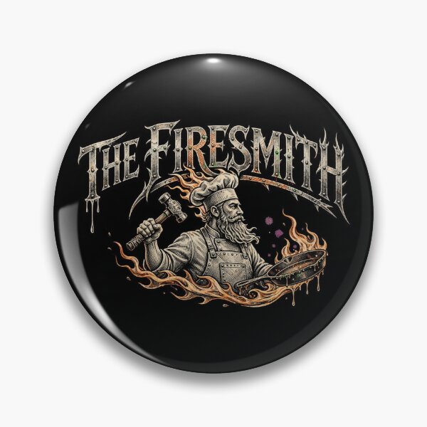 Item preview, The Firesmith Design, Chef Artwork, Cook Design, Cooking Graphic, Fire Cooking, Grill Chef, Chef Gift, Cook Gift, Culinary Art, Kitchen Culture, Open Fire Cooking, Professional Chef, BBQ Gift designed and sold by Typologystudios.
