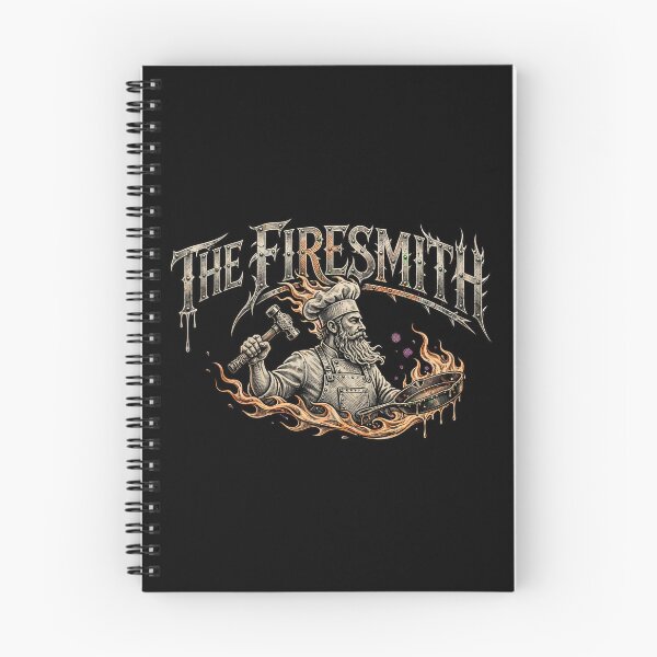 Item preview, The Firesmith Design, Chef Artwork, Cook Design, Cooking Graphic, Fire Cooking, Grill Chef, Chef Gift, Cook Gift, Culinary Art, Kitchen Culture, Open Fire Cooking, Professional Chef, BBQ Gift designed and sold by Typologystudios.