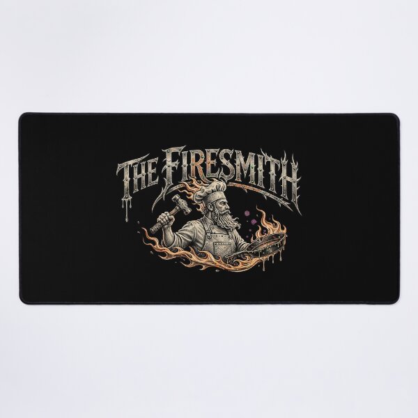Item preview, The Firesmith Design, Chef Artwork, Cook Design, Cooking Graphic, Fire Cooking, Grill Chef, Chef Gift, Cook Gift, Culinary Art, Kitchen Culture, Open Fire Cooking, Professional Chef, BBQ Gift designed and sold by Typologystudios.