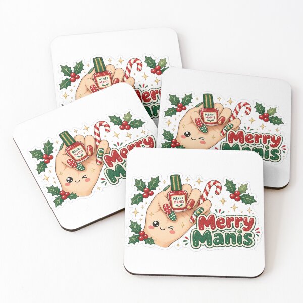 Item preview, Nail Tech Christmas Merry Manis Holiday Nails designed and sold by Soft Merch.