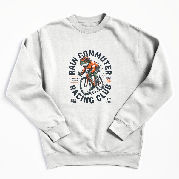 Item preview, Rain Commuter Cycling Club Bike Riding Frog Humor designed and sold by SplashTastic.