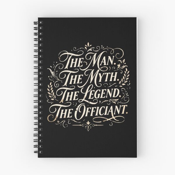 Item preview, The Man. The Myth. The Legend. The Officiant. Wedding Ceremony Marriage  designed and sold by PopStars1993.