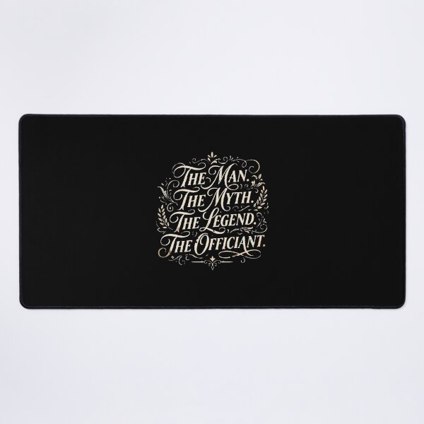 Item preview, The Man. The Myth. The Legend. The Officiant. Wedding Ceremony Marriage designed and sold by PopStars1993.