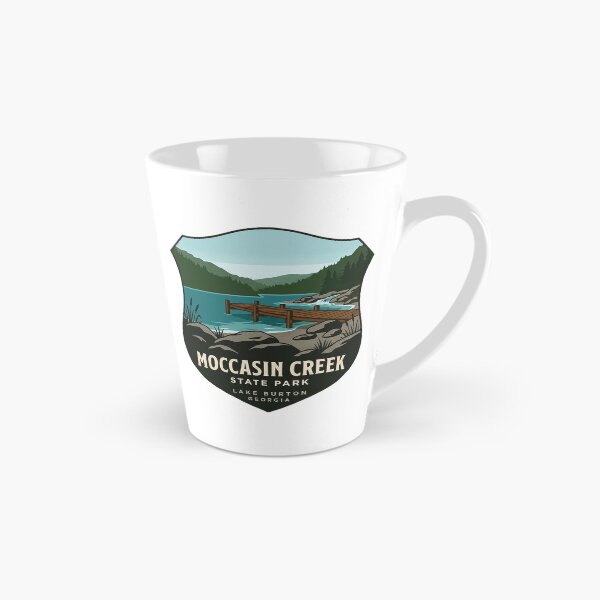 Item preview, Moccasin Creek State Park Lake Burton Georgia Crest Sticker designed and sold by DetourDgn.
