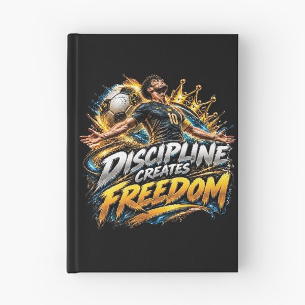 Item preview, Discipline Creates Freedom | Football Motivation Soccer Player Gift designed and sold by M. Mamdouh Artworks.