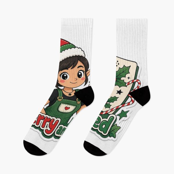 Item preview, Tattoo Artist Christmas Merry and Inked Holiday designed and sold by Soft Merch.