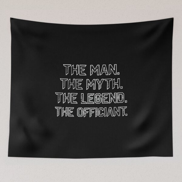 Item preview, The Man The Myth The Legend The Officiant Wedding Officiant  designed and sold by PopStars1993.
