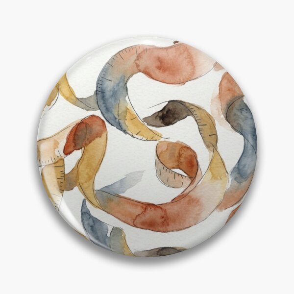 Item preview, Watercolor Vintage Measuring Tape Seamless Pattern designed and sold by bvdesignart.