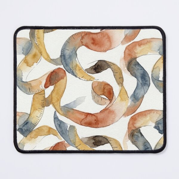 Item preview, Watercolor Vintage Measuring Tape Seamless Pattern designed and sold by bvdesignart.