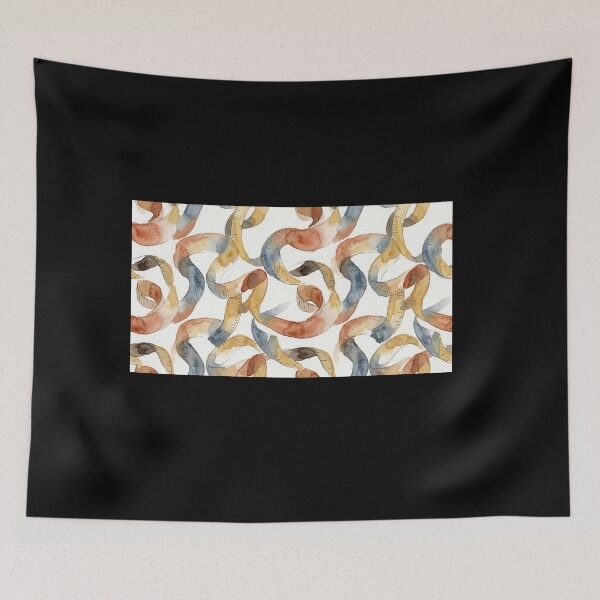 Item preview, Watercolor Vintage Measuring Tape Seamless Pattern designed and sold by bvdesignart.