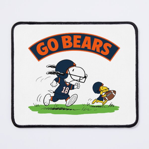 Item preview, Snoopy & Woodstock Chicago Bears Football Retro F607 designed and sold by GLUVY-THEME.