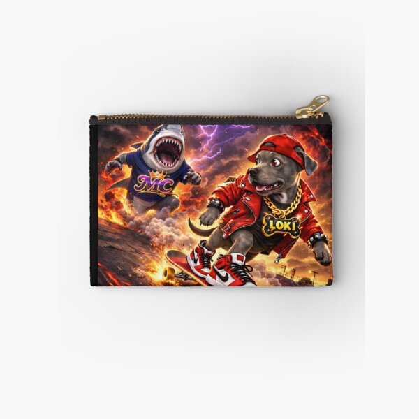 Item preview, Loki excape from shark -firestorm skateboard chase designed and sold by Mishco courier co.
